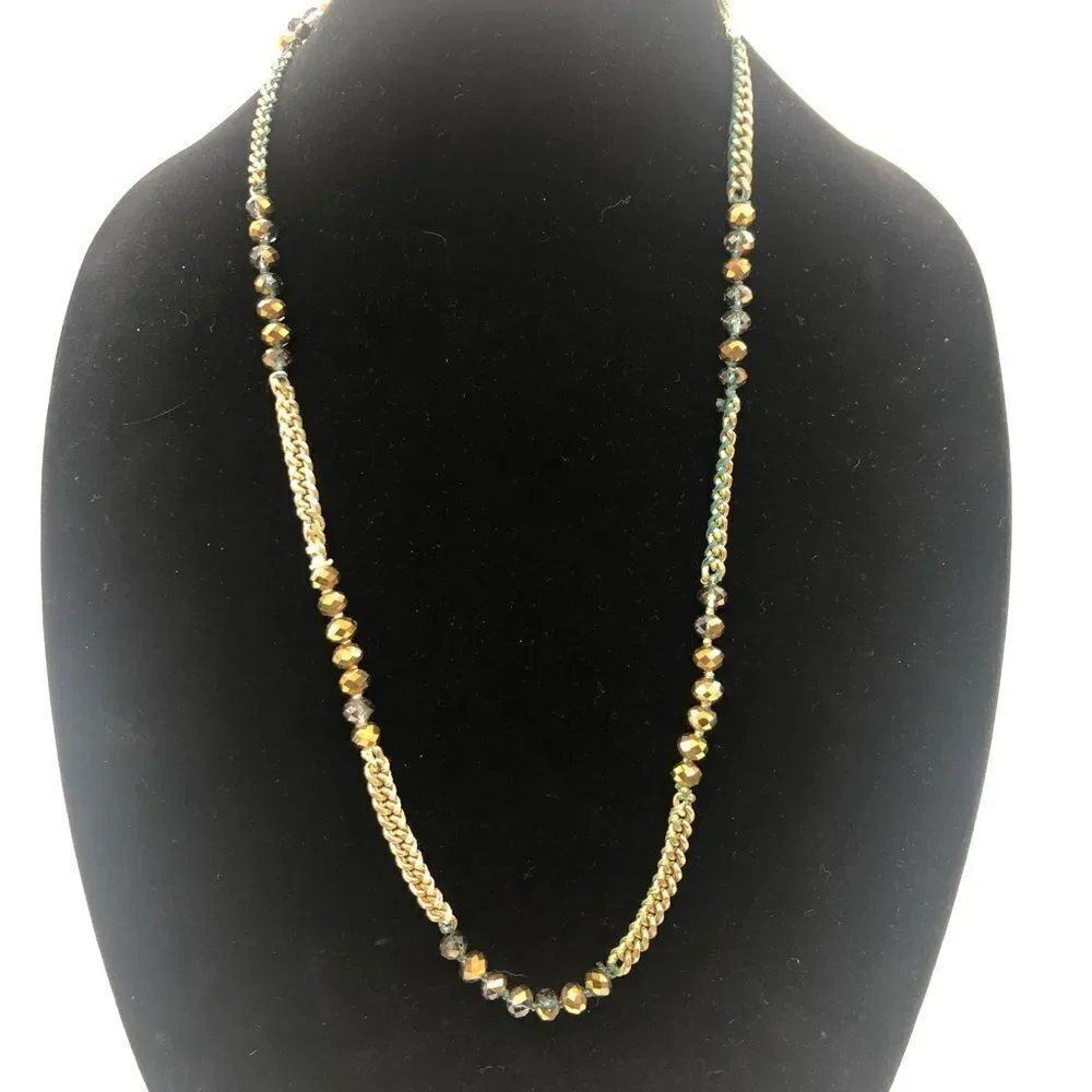 Chloé + Isabel Gold Tone Chain w/Crystals